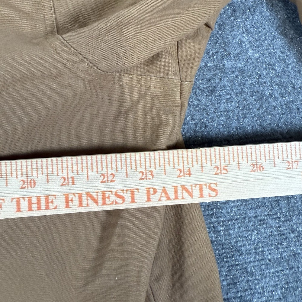 Old Navy Barn Jacket Mens XL Brown Chore Canvas Corduroy Collar Zip Clifftop - Picture 8 of 13